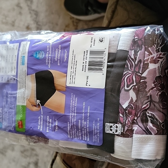 Hanes hipster plus panties 6 In the package - Picture 4 of 6
